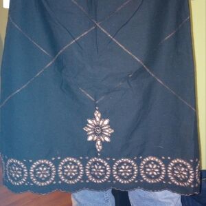 Speechless Lined Skirt; Midi; Gorgeous detail; sz Med